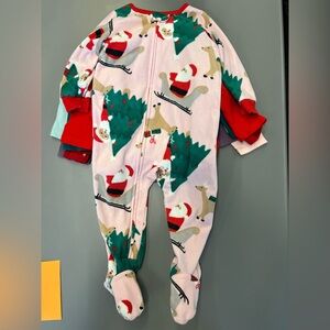 18 months girl Christmas clothing lot